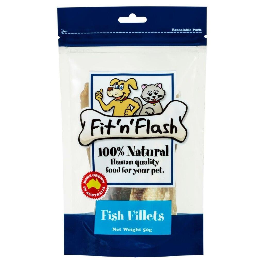 Fit 'n' Flash Fish Fillet Dog Treats