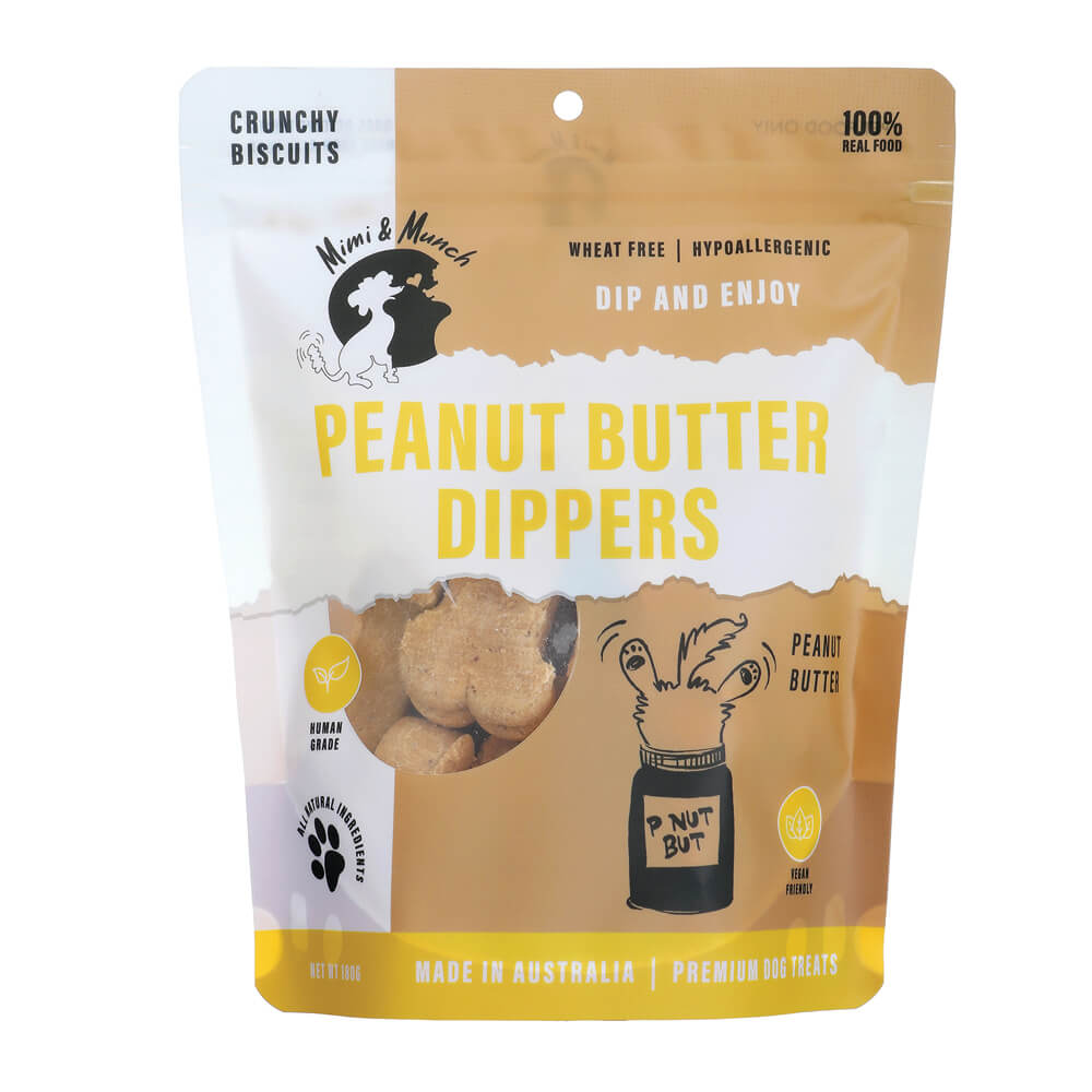 Mimi & Munch Peanut Butter Dippers Dog Treats