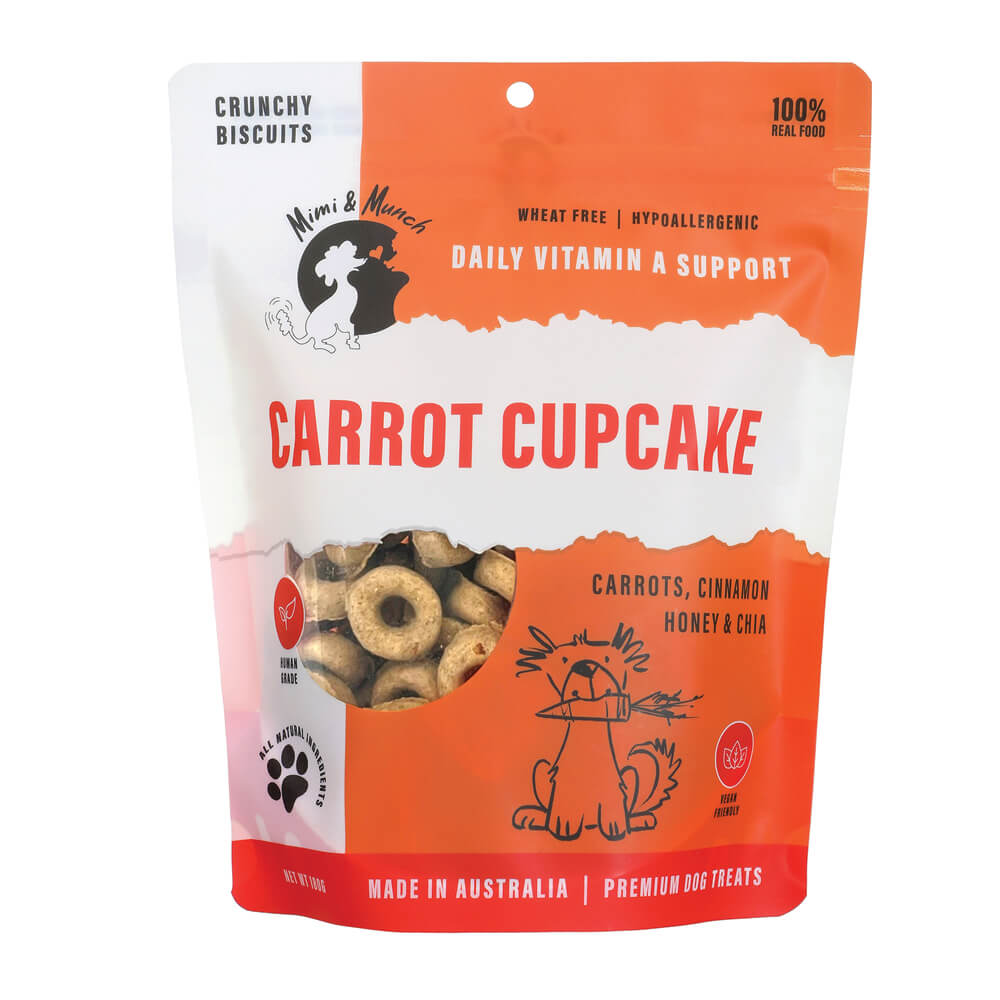 Mimi & Munch Carrot Cupcake Dog Treats