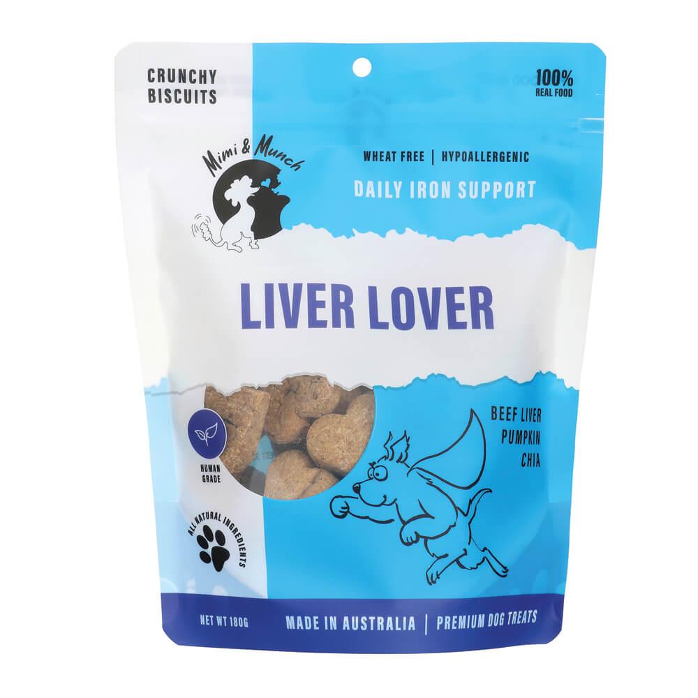 Mimi & Munch Liver Lover Dog Treats 180g