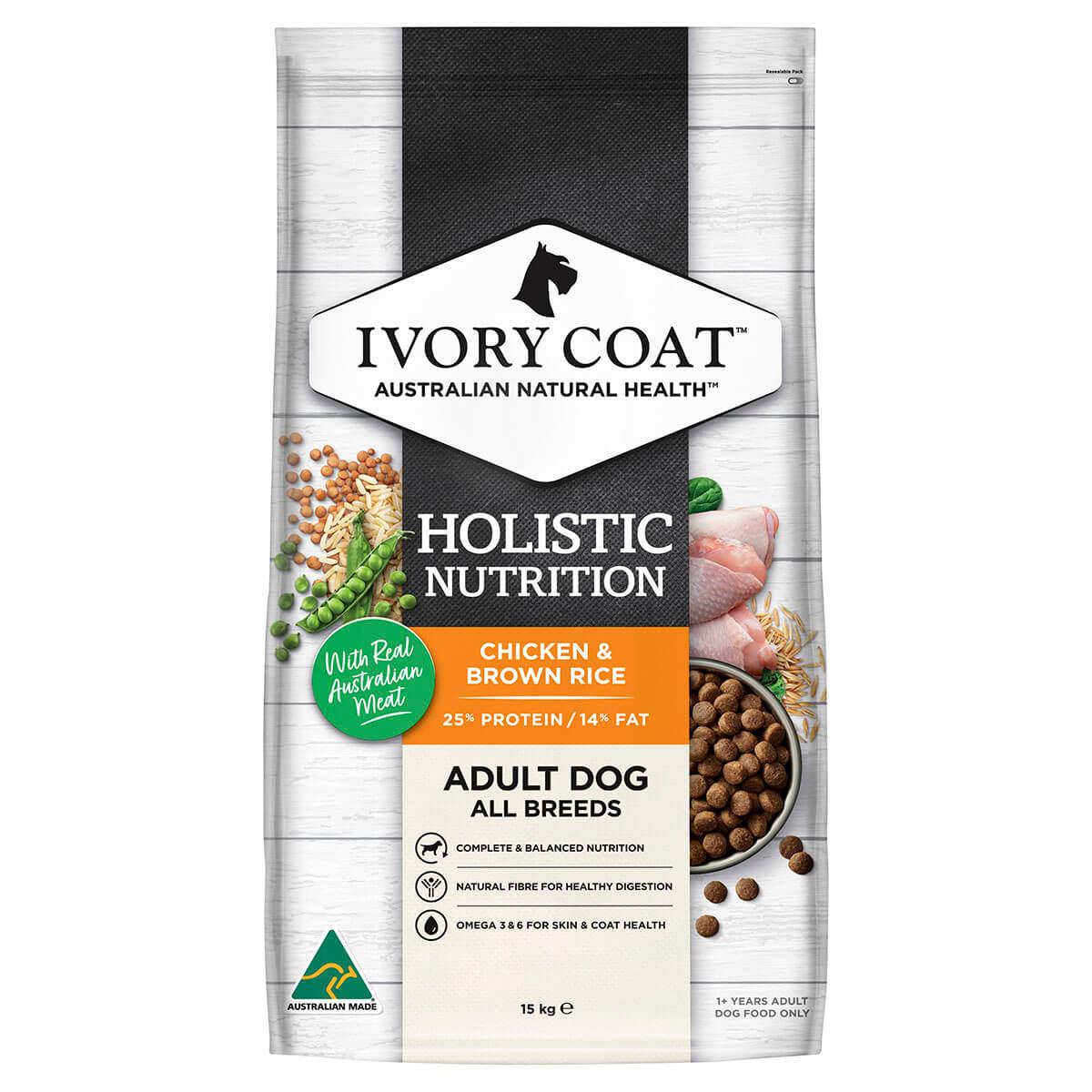Ivory Coat Adult Chicken & Brown Rice Dry Dog Food