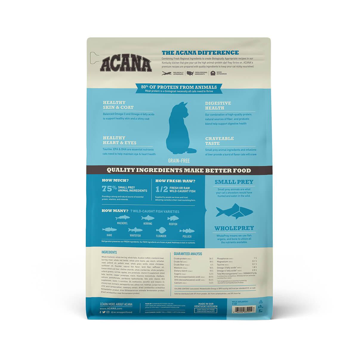 Acana Wild Atlantic Dry Adult Cat Food