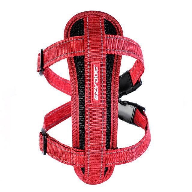 EzyDog Chest Plate Dog Harness with Car Seatbelt Attachment