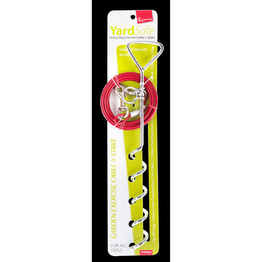 Yours Drooly Tie Out Cable & Stake