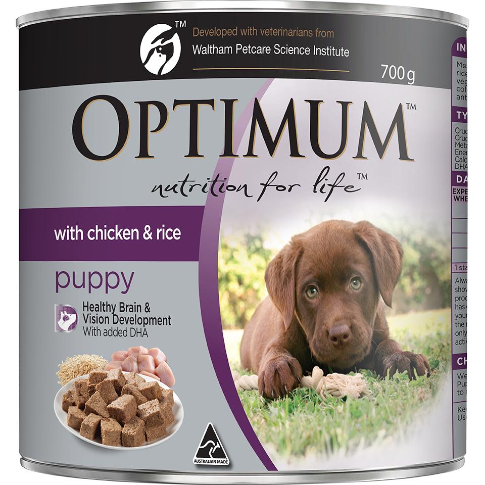 Optimum Puppy Chicken & Rice Wet Dog Food