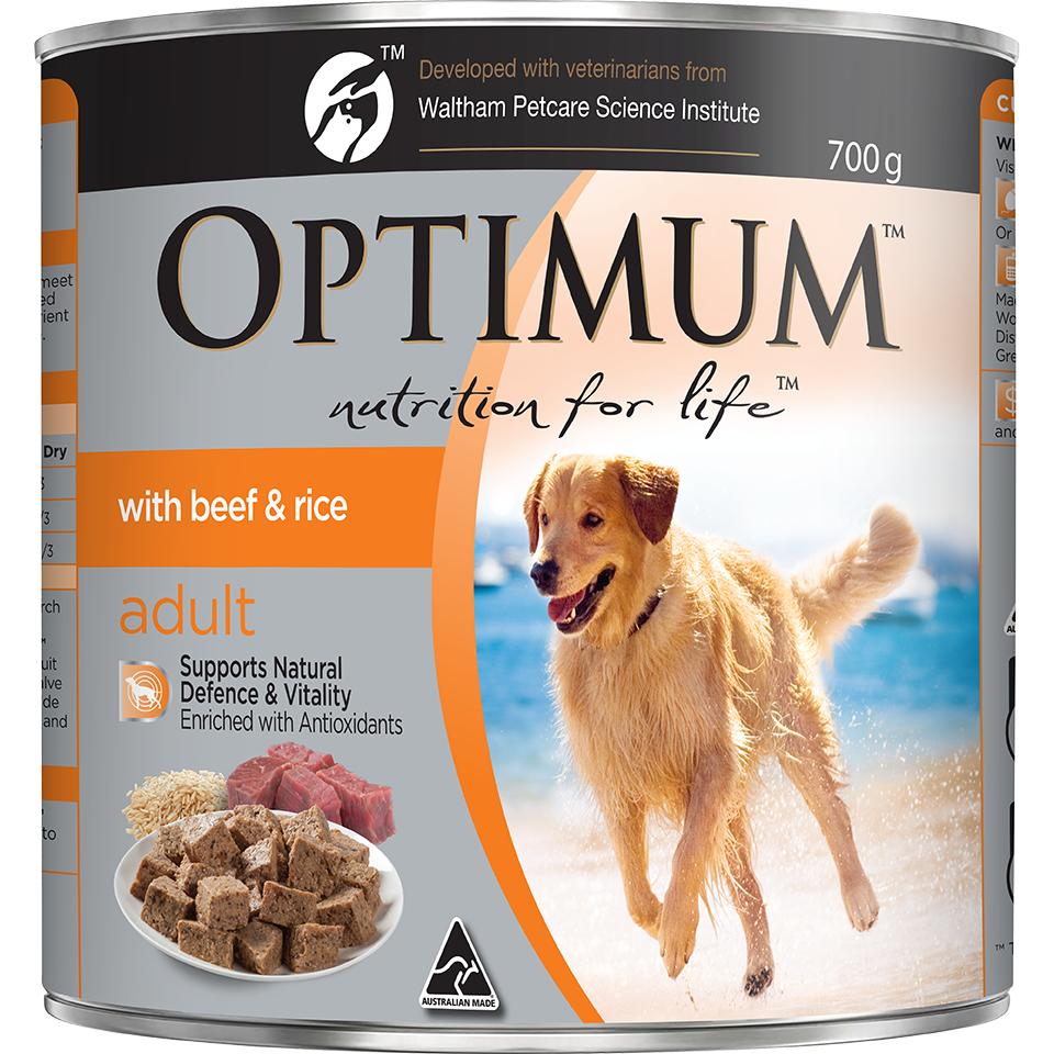 Optimum Beef, Egg & Rice Wet Dog Food