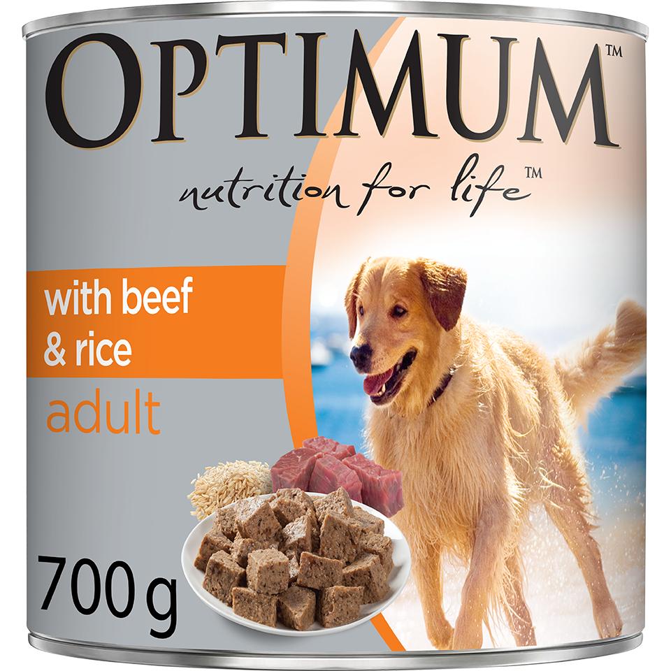 Optimum Beef, Egg & Rice Wet Dog Food