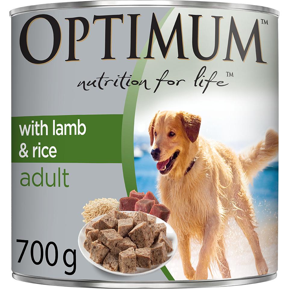 Optimum Lamb & Rice Wet Dog Food