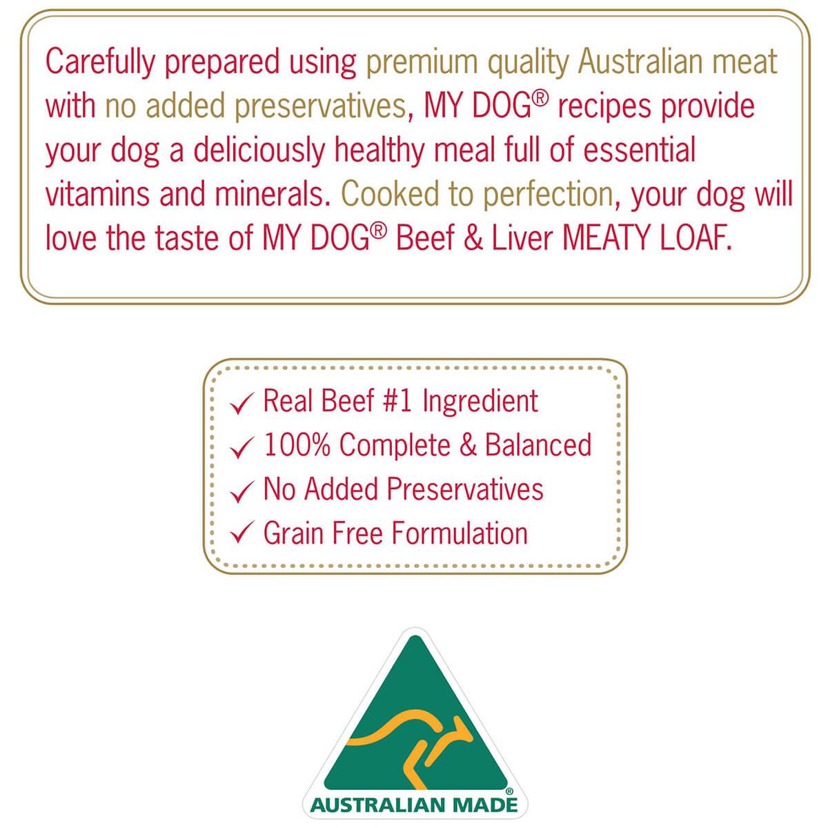 My Dog Adult Beef & Liver Wet Dog Food