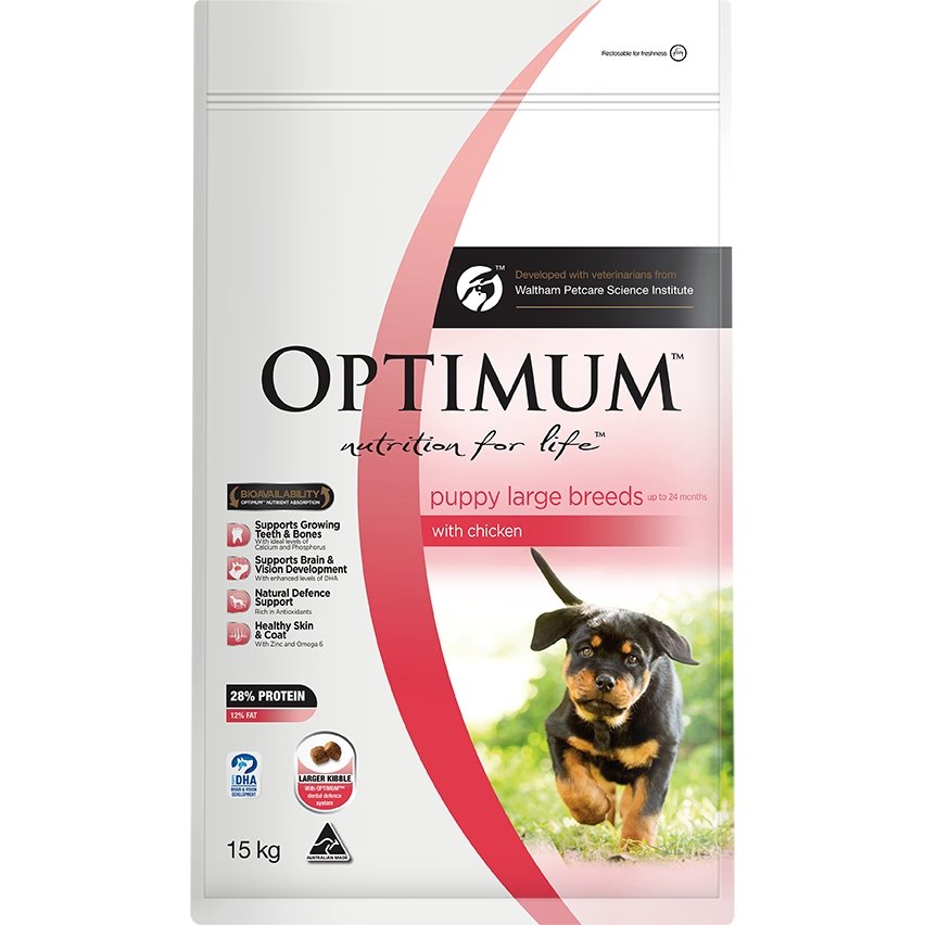 Optimum Large Breed Puppy Chicken Dry Dog Food