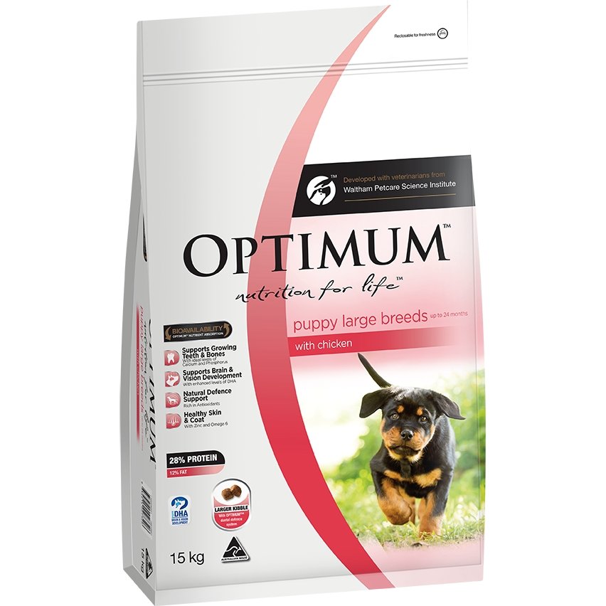 Optimum Large Breed Puppy Chicken Dry Dog Food