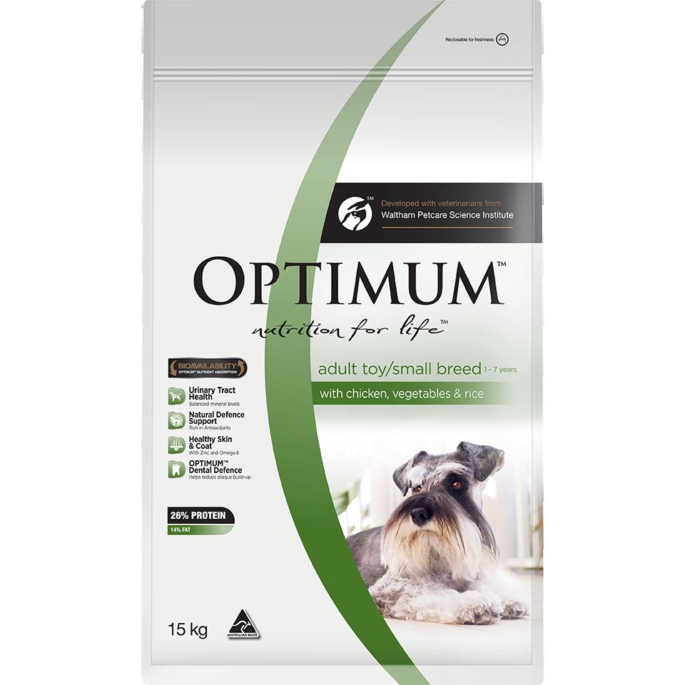 Optimum Small Breed Adult Chicken, Vegetables & Rice Dry Dog Food