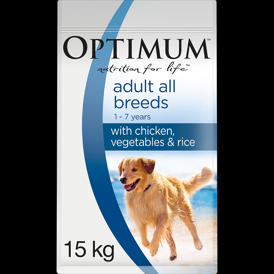 Optimum Adult Chicken, Vegetables & Rice Dry Dog Food