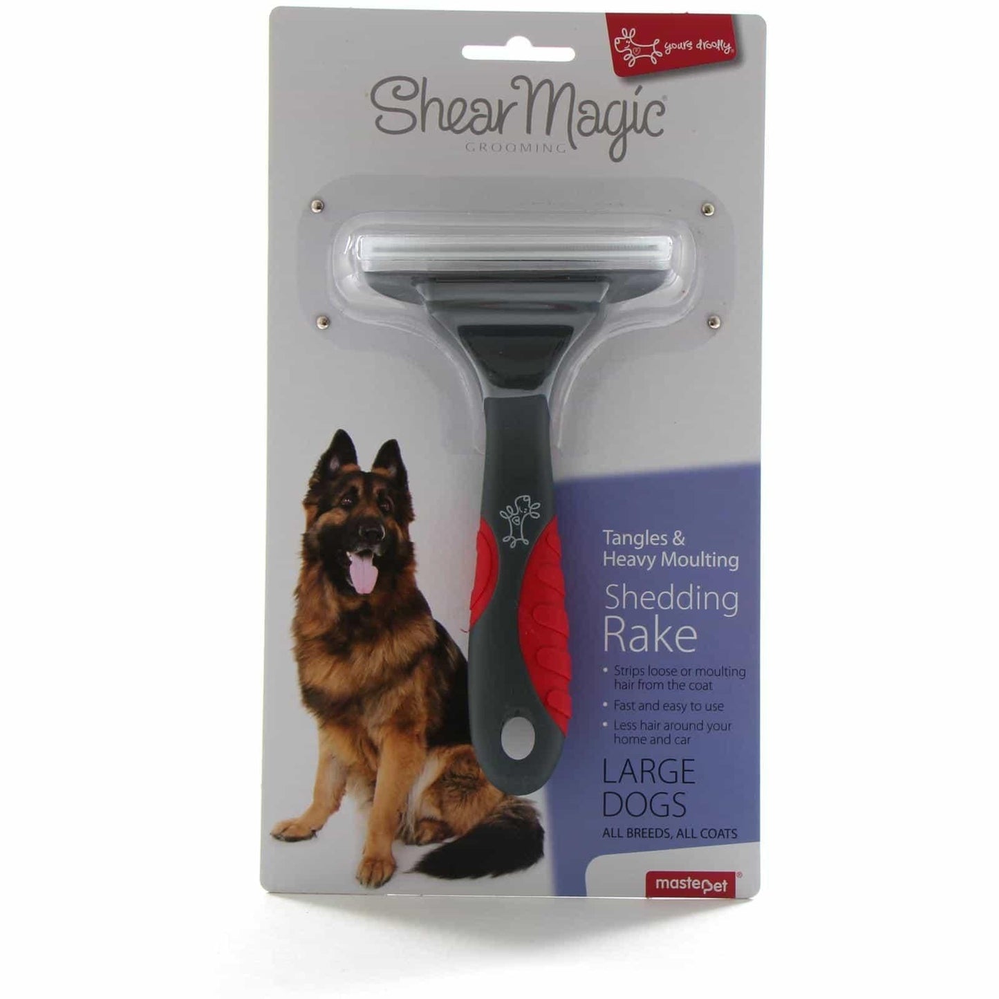 Shear Magic Shedding Rake Dog Brush