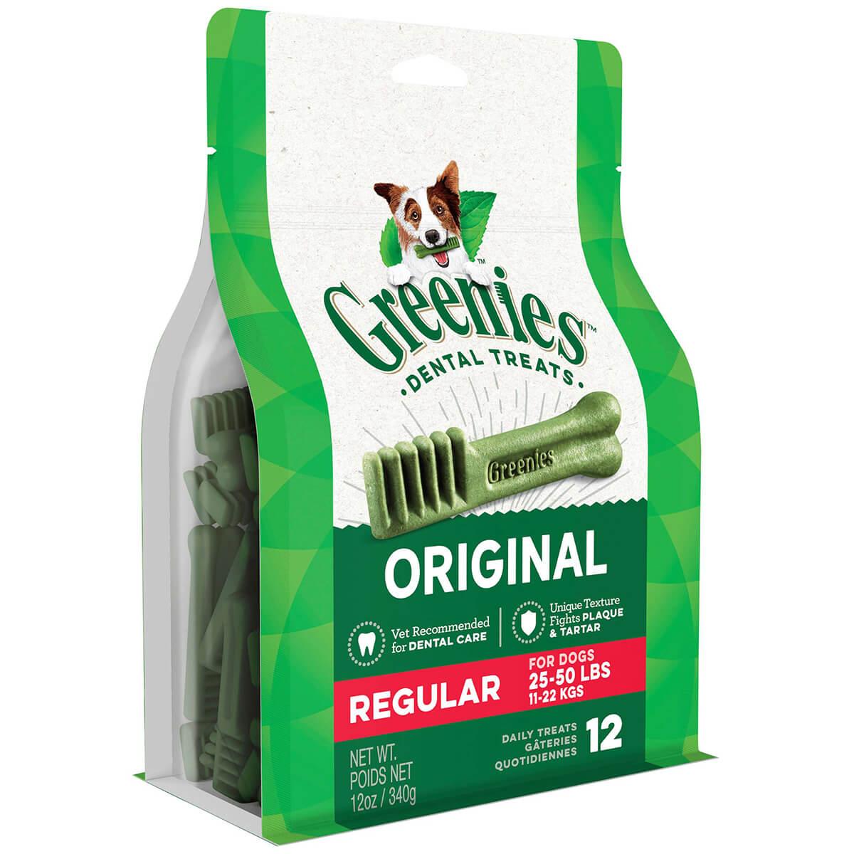 Greenies Regular Dental Chews For Medium Dogs Treats
