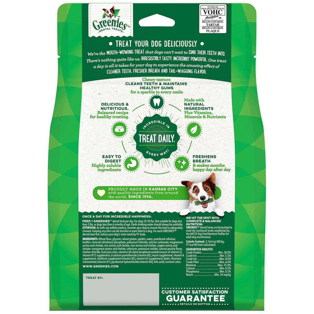 Greenies Regular Dental Chews For Medium Dogs Treats