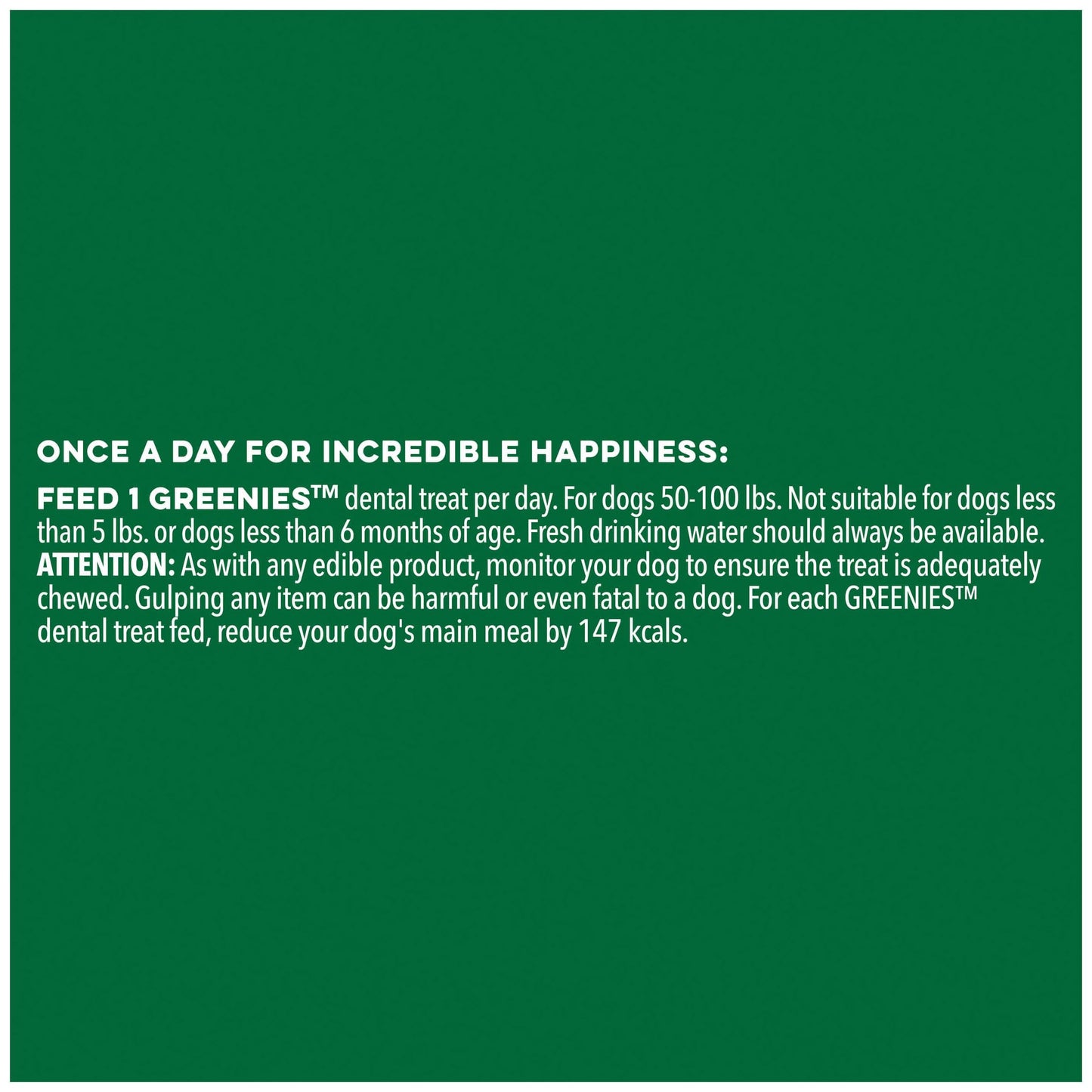 Greenies Large Breed Dental Care Dog Treats Pack