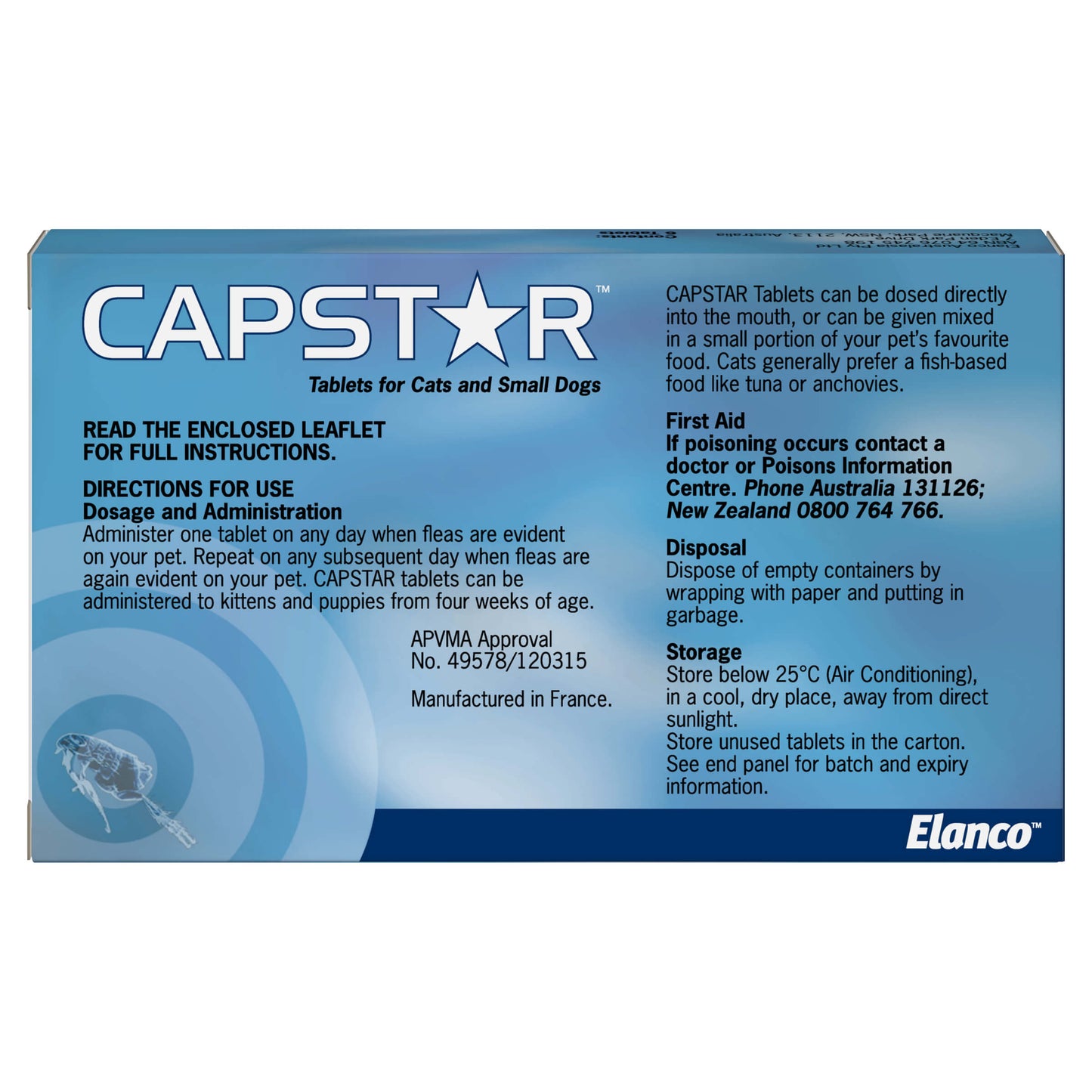 Capstar Flea Treatment <11kg Dog