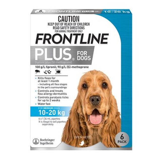 Frontline Plus - Flea Treatment for Dogs 10kg - 20kg