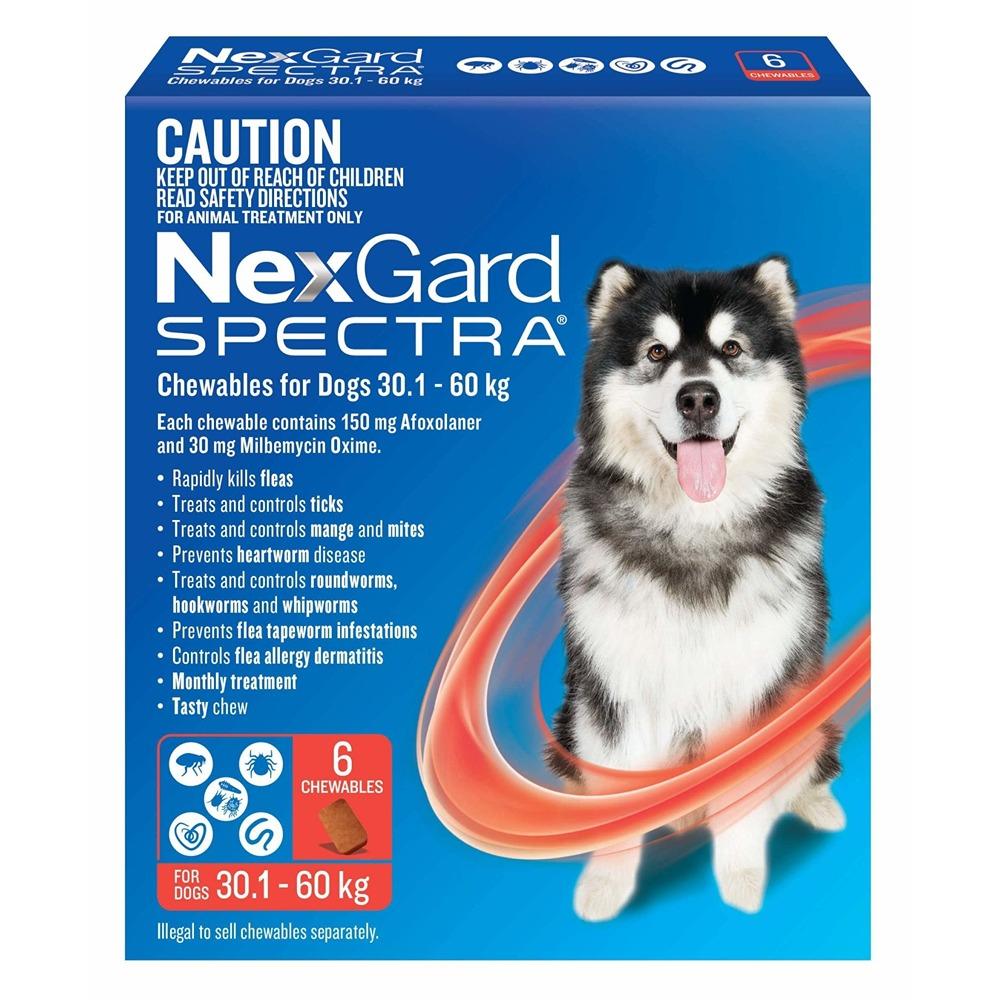 NexGard Spectra chews for dogs  30.1-60kg