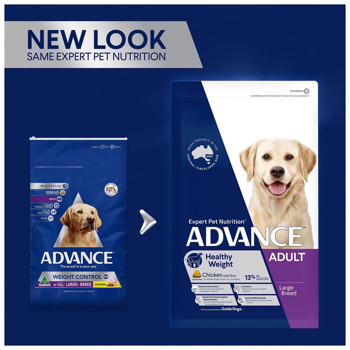 Advance Weight Control Large Breed Adult Chicken Dry Dog Food