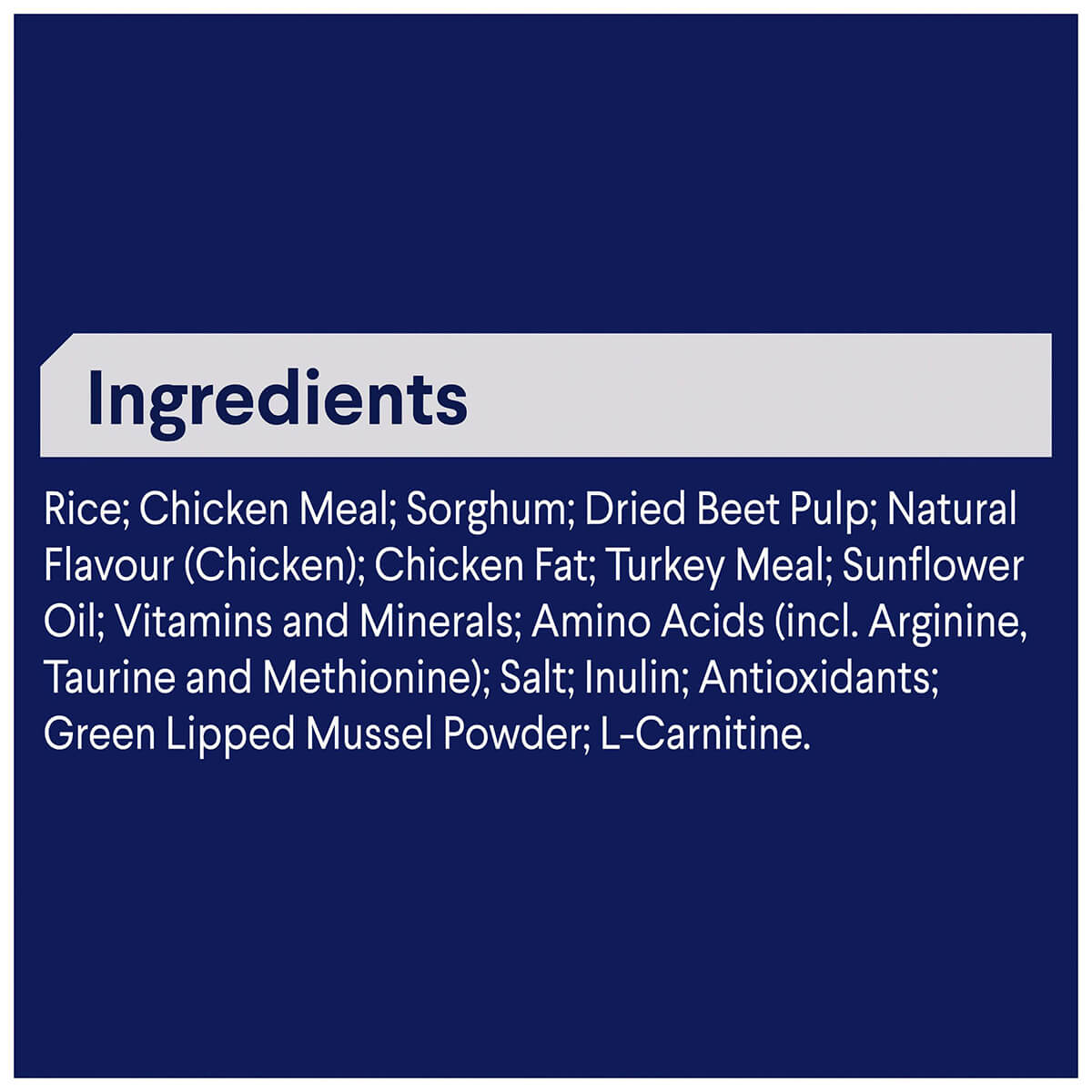 Advance Weight Control Large Breed Adult Chicken Dry Dog Food