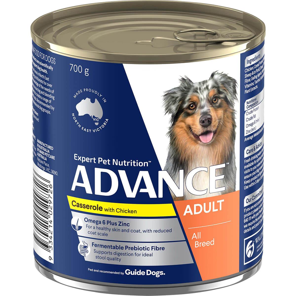 Advance  Adult All Breed  Casserole with Chicken  Canned Dog Food