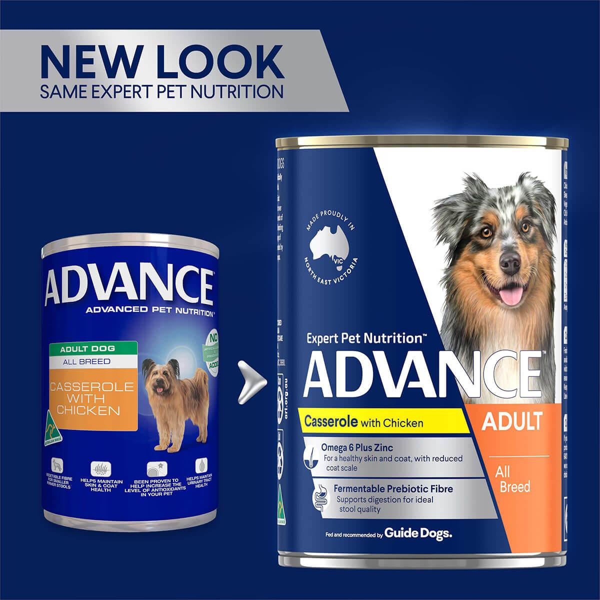 Advance  Adult All Breed  Casserole with Chicken  Canned Dog Food