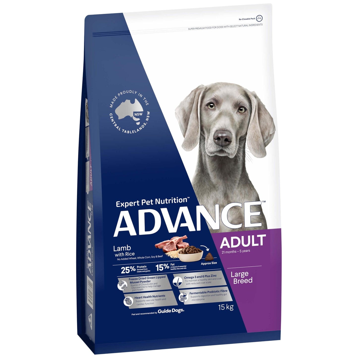Advance Large Plus Adult Lamb Dry Dog Food