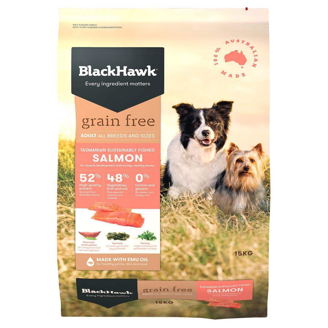 Black Hawk Grain Free Adult Salmon Dry Dog Food