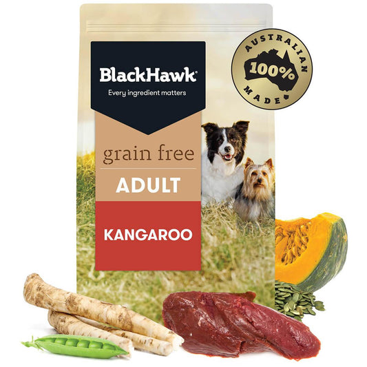 Black Hawk Grain Free Adult Kangaroo Dry Dog Food 15kg