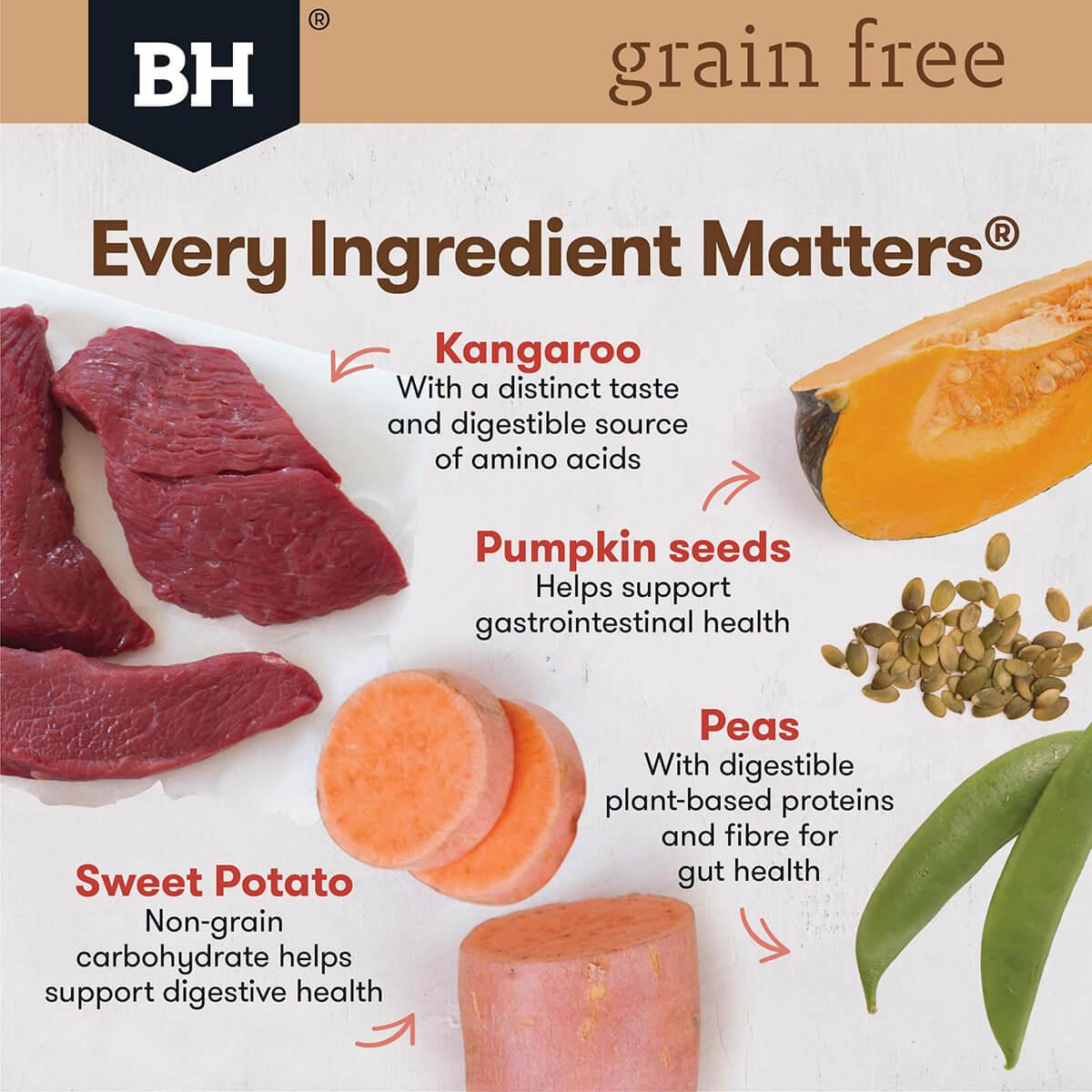 Black Hawk Grain Free Adult Kangaroo Dry Dog Food 15kg