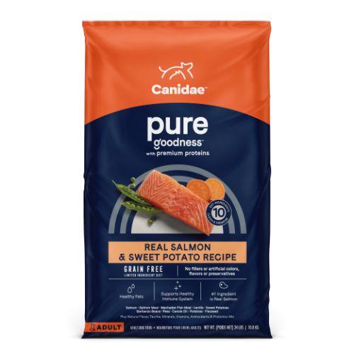 Canidae Pure Dog Grain Free Adult Salmon & Sweet Potato Dry Dog Food