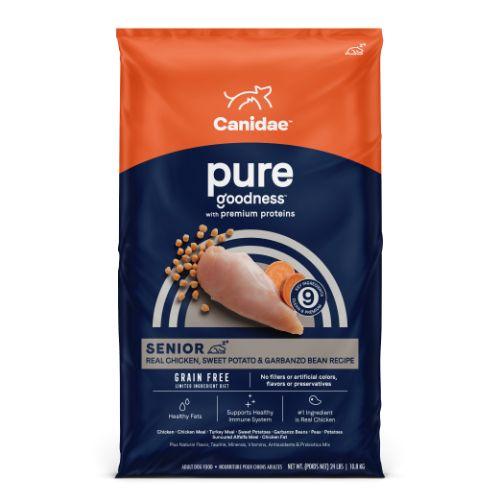 Canidae Pure Dog Grain Free Senior Chicken Dry Dog Food