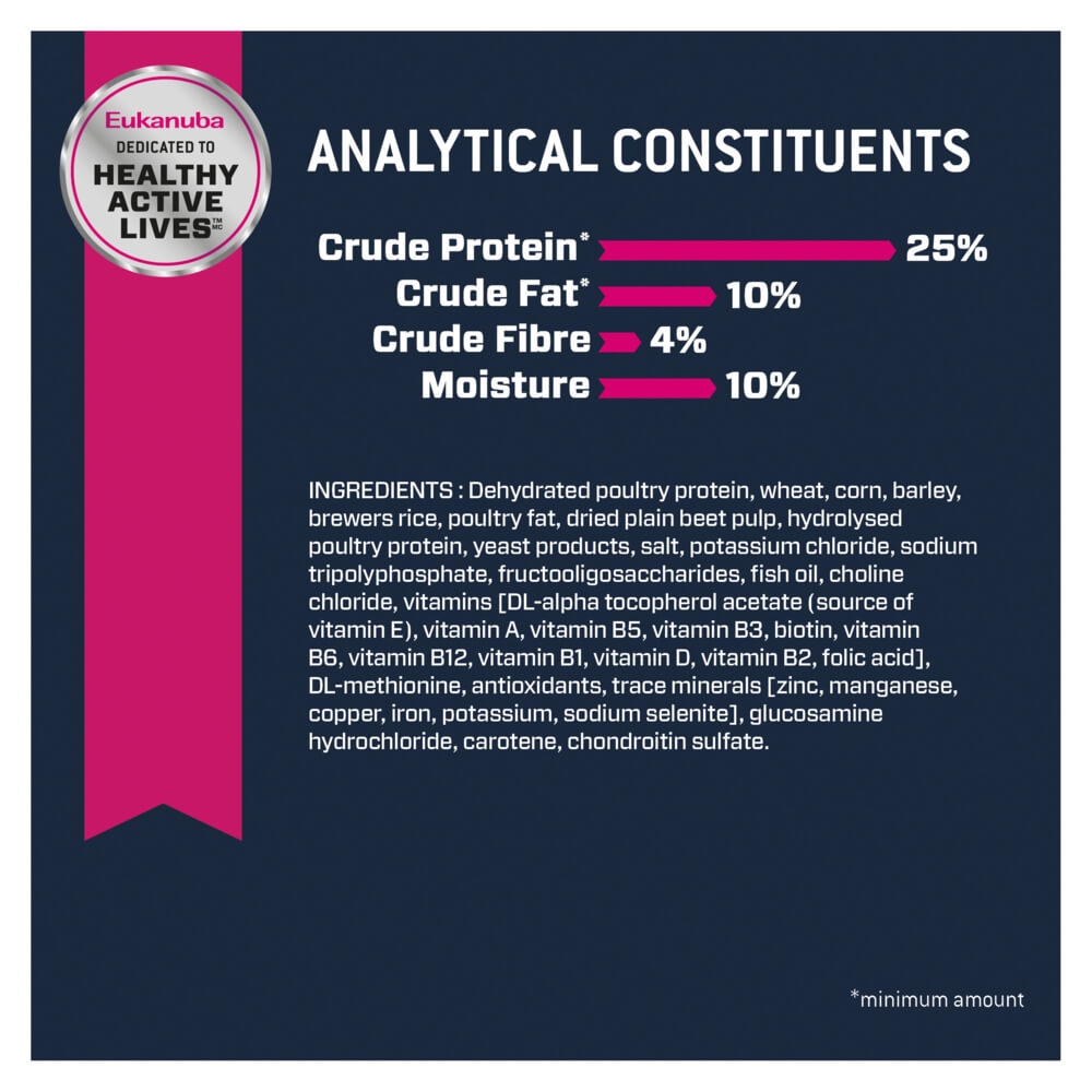 Eukanuba Senior Chicken Dry Dog Food