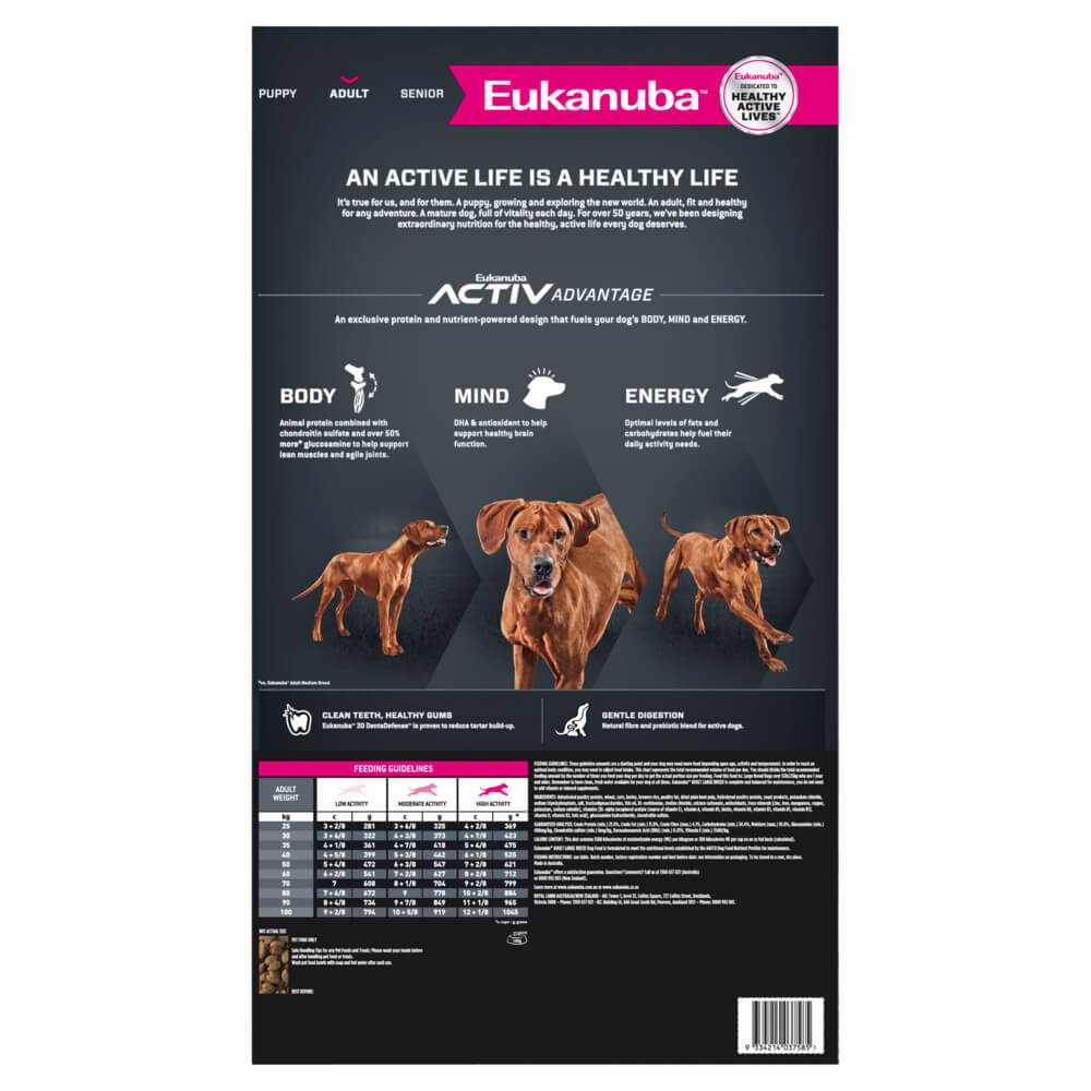 Eukanuba Large Breed Adult Chicken Dry Dog Food