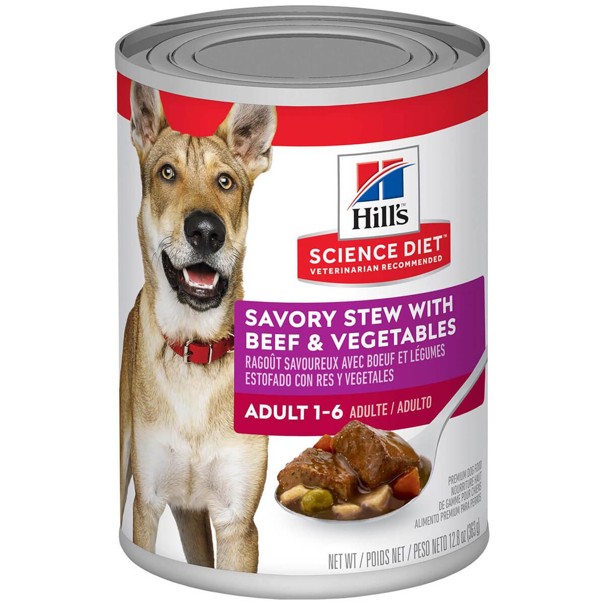 Hill's Science Diet Adult Beef Wet Dog Food