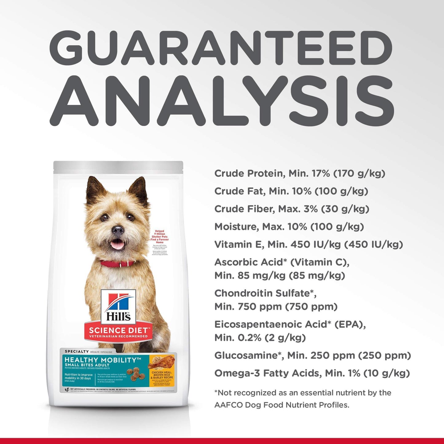 Hill's Science Diet Healthy Mobility Small Bites Adult Chicken Dry Dog Food