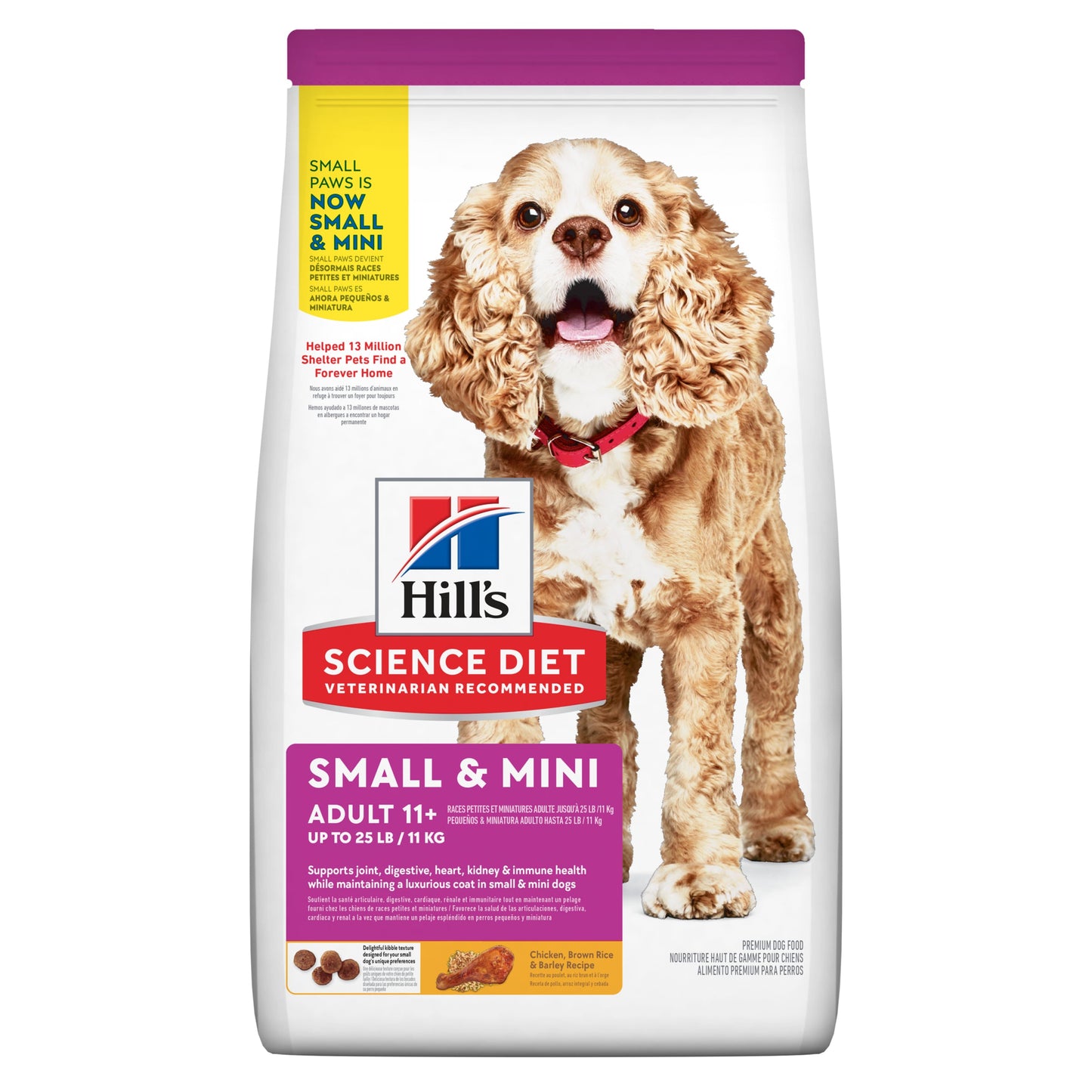 Hill's Science Diet Small Paws Senior Adult 11+ Dry Dog Food