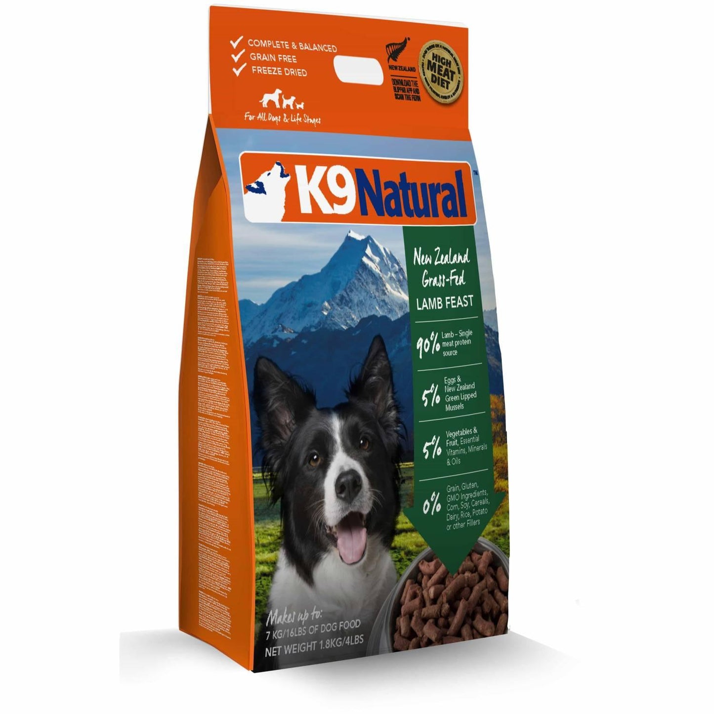 K9 Natural Grain Free Lamb Dry Dog Food