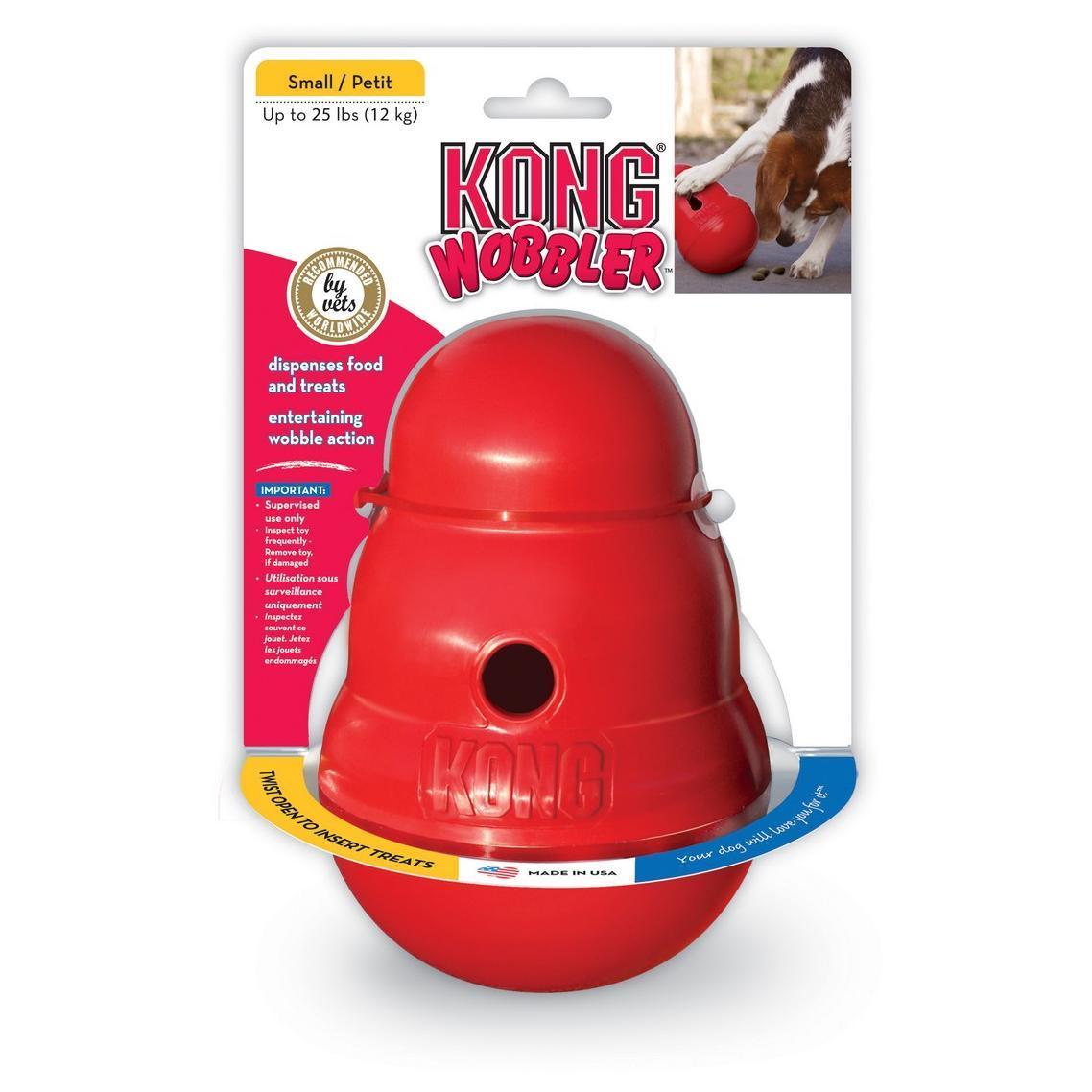 KONG Wobbler Treat Dispensing Dog Toy