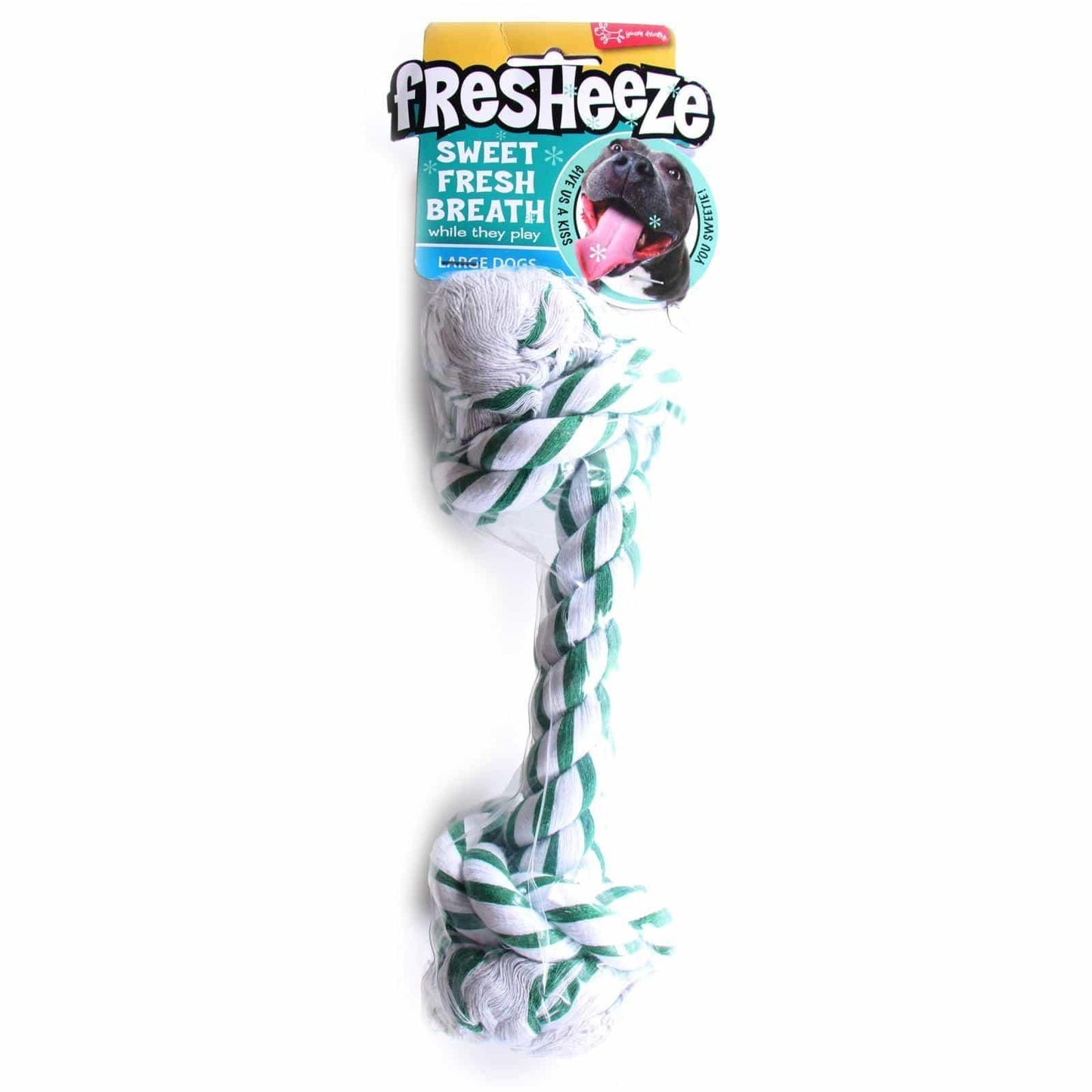 Fresheeze Fresh Mint Rope Dog Tug Toy