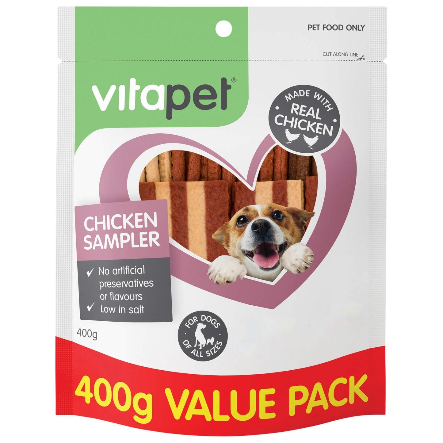 Vitapet Jerhigh Chicken Sampler Dog Treats