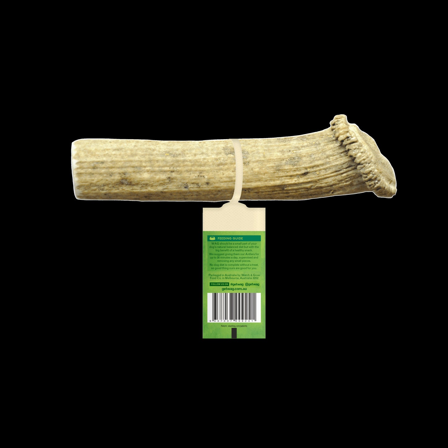 Watch and Grow  Naturally Shed  Split Deer Antler  Long Lasting Dog Treat