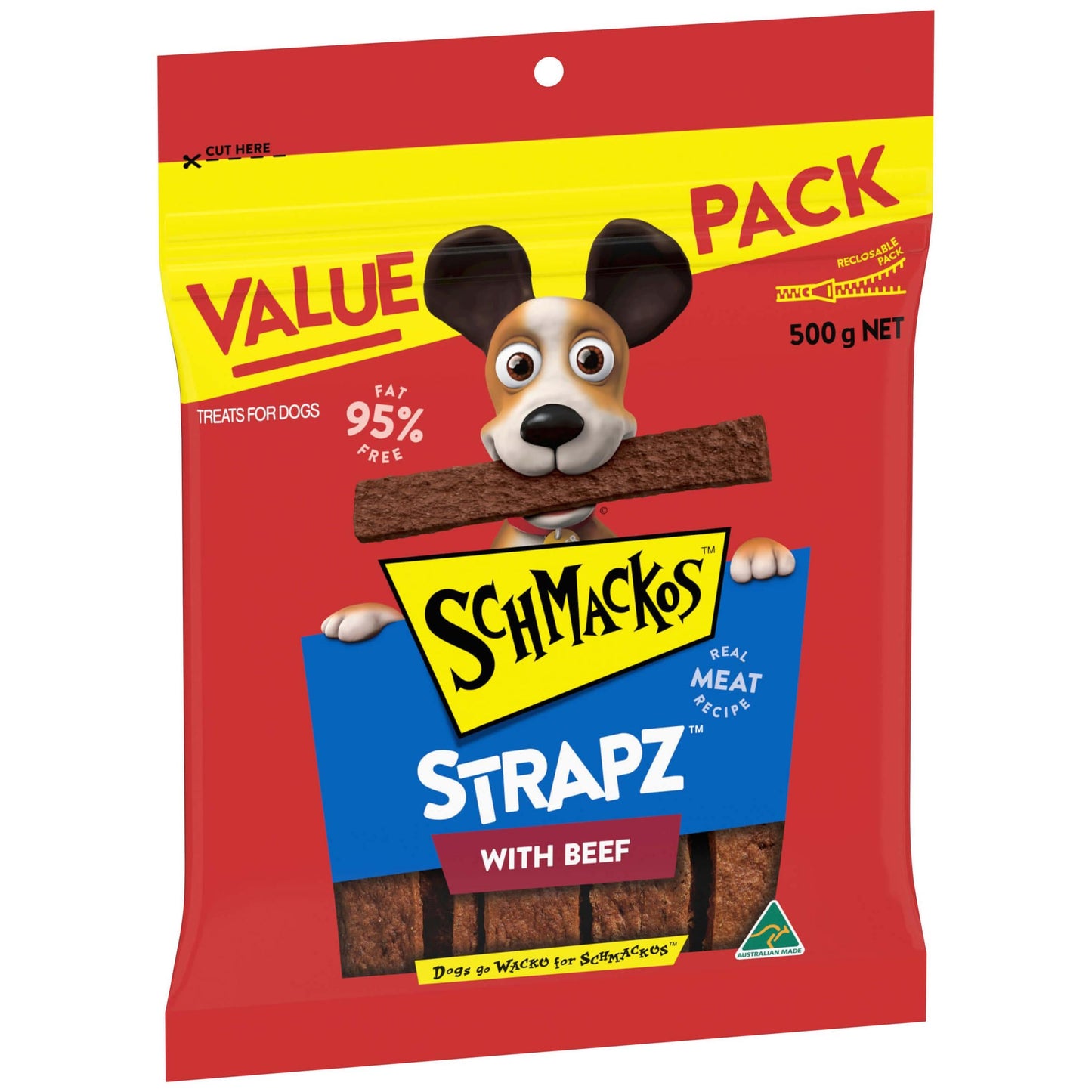 Schmackos  Beef Strapz  Dog Treats