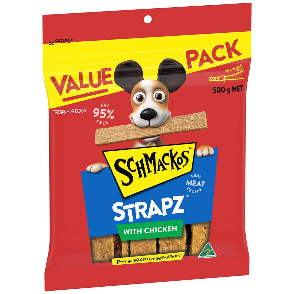 Schmackos  Chicken Strapz  Dog Treats