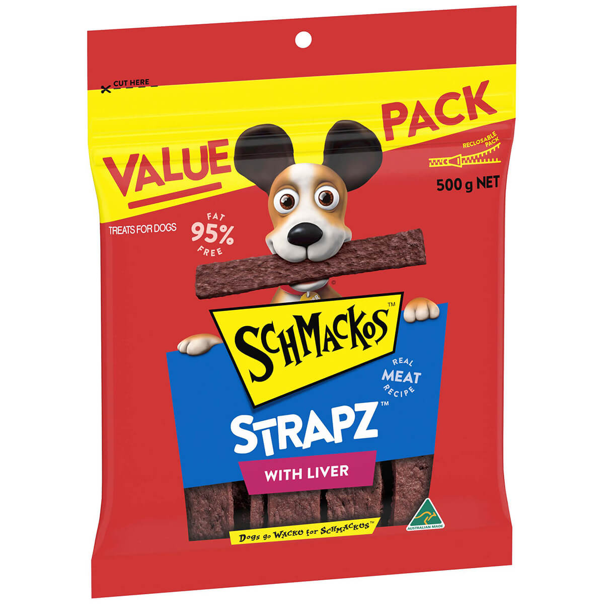 Schmackos Liver Strapz Dog Treats