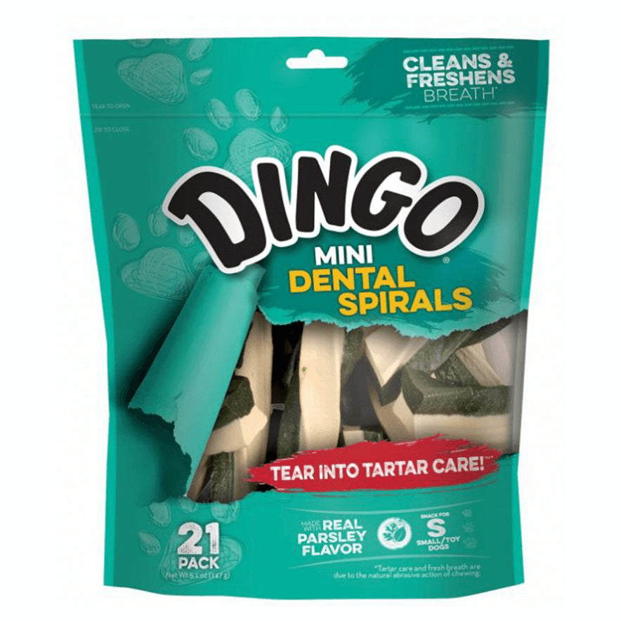 Dingo Dental Care Spirals Dog Treats