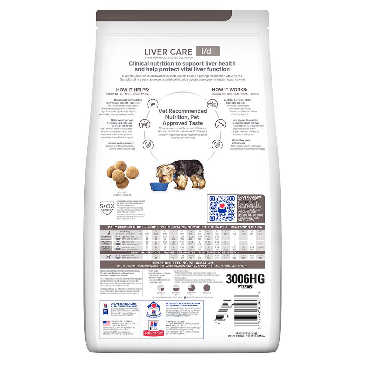 Hill's Prescription Diet I/D Liver Care Dry Dog Food
