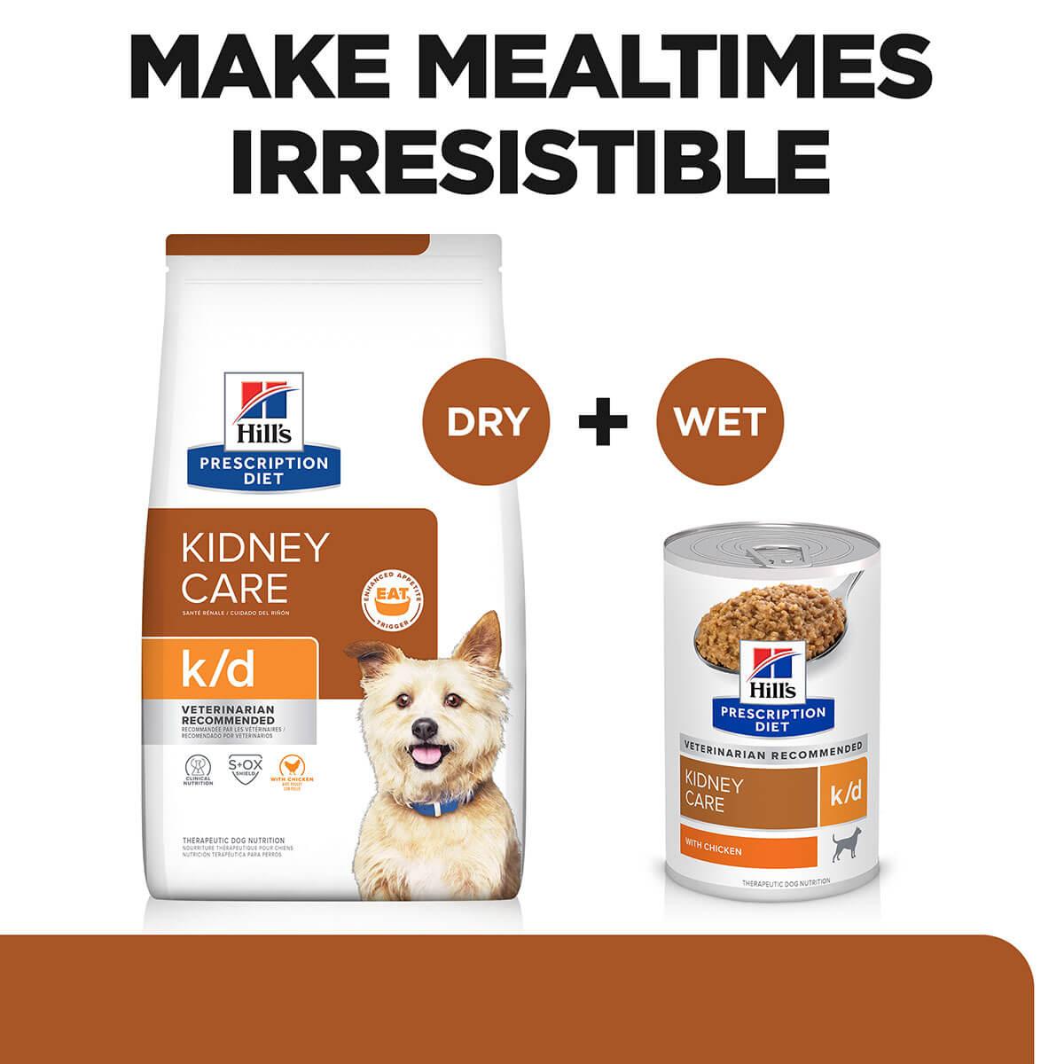 Hill's Prescription Diet K/D Kidney Care Dry Dog Food